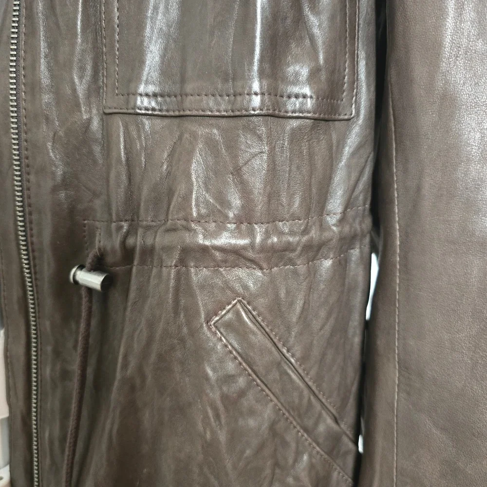 Theory genuine leather